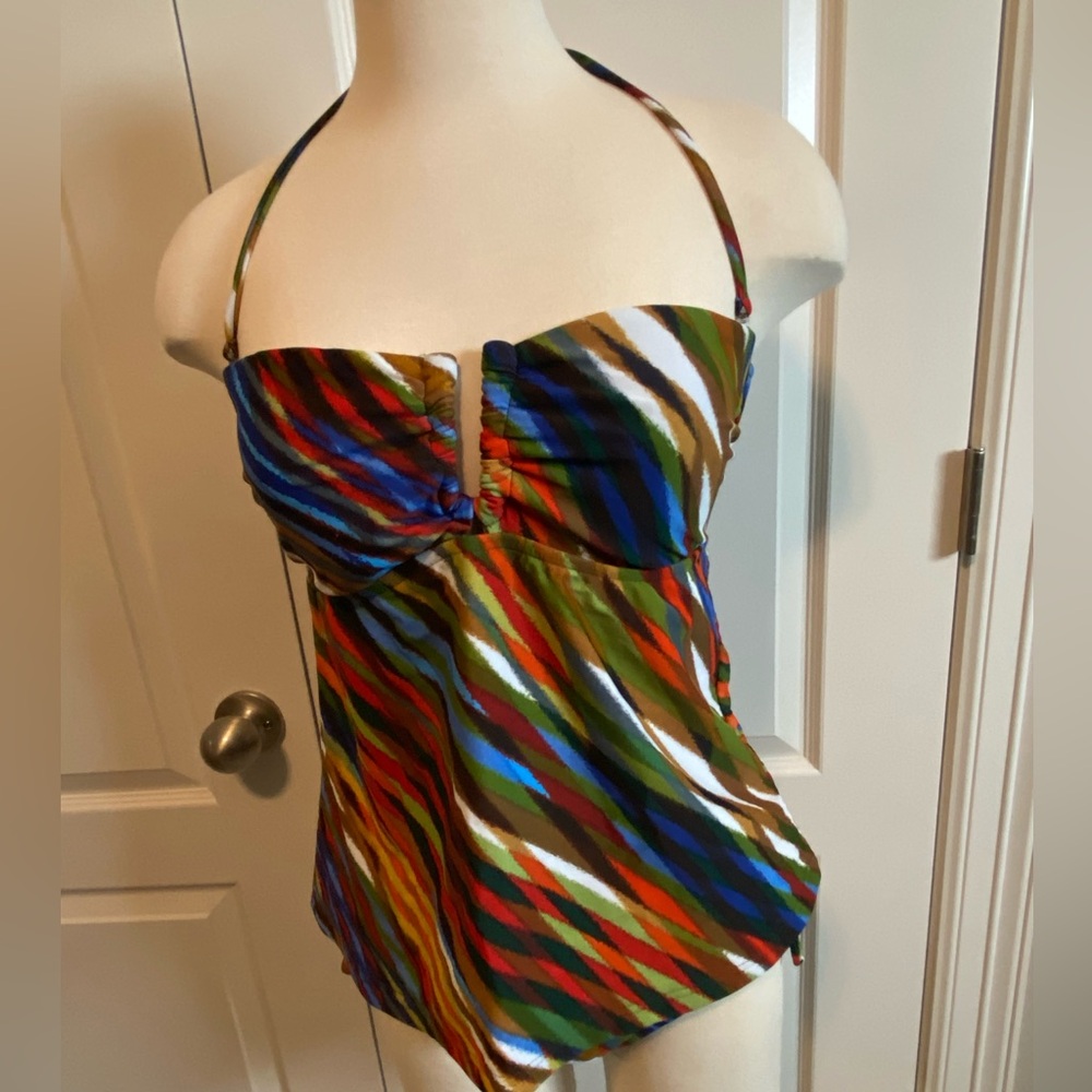 Mossimo 2 pc tankini bathing suit swimsuit 
Bottoms L / Top M